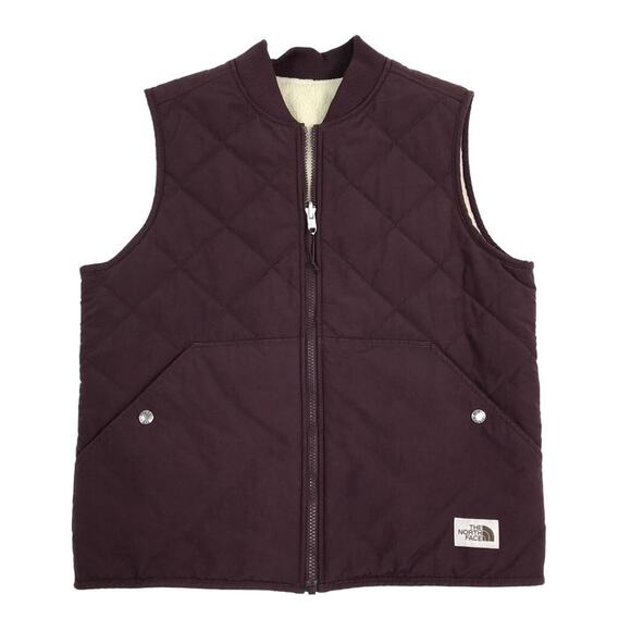 THE NORTH FACE Reversible Sherpa Lined Vest Women M/L Gorpcore Outdoor Everyday - Picture 8 of 16